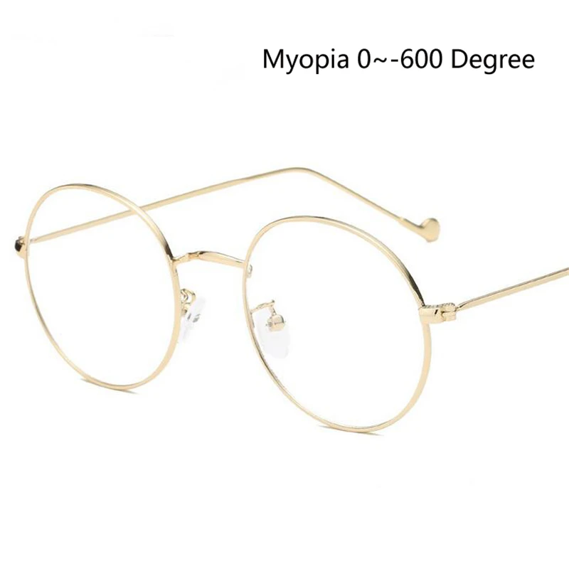 Круглые Женские очки для близорукости с астигматизмом, винтажные металлические овальные Рецептурные очки с цилиндрическими линзами 0-1,0-1,5-2...
Круглые Женские очки для близорукости с астигматизмом, винтажные металлические овальные Рецептурные очки с цилиндрическими линзами 0-1,0-1,5-2...