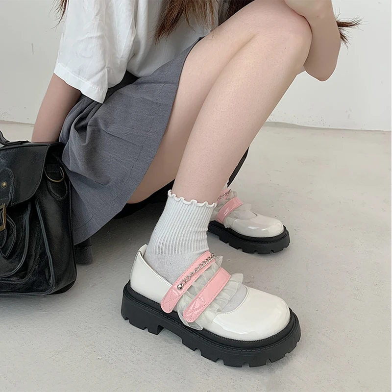 Туфли Lolita летние милые туфли на платформе с липучкой для девушек на высоком каблуке японская мягкая Униформа JK для девушек Мэри Джейн женск...
Туфли Lolita летние милые туфли на платформе с липучкой для девушек на высоком каблуке японская мягкая Униформа JK для девушек Мэри Джейн женск...