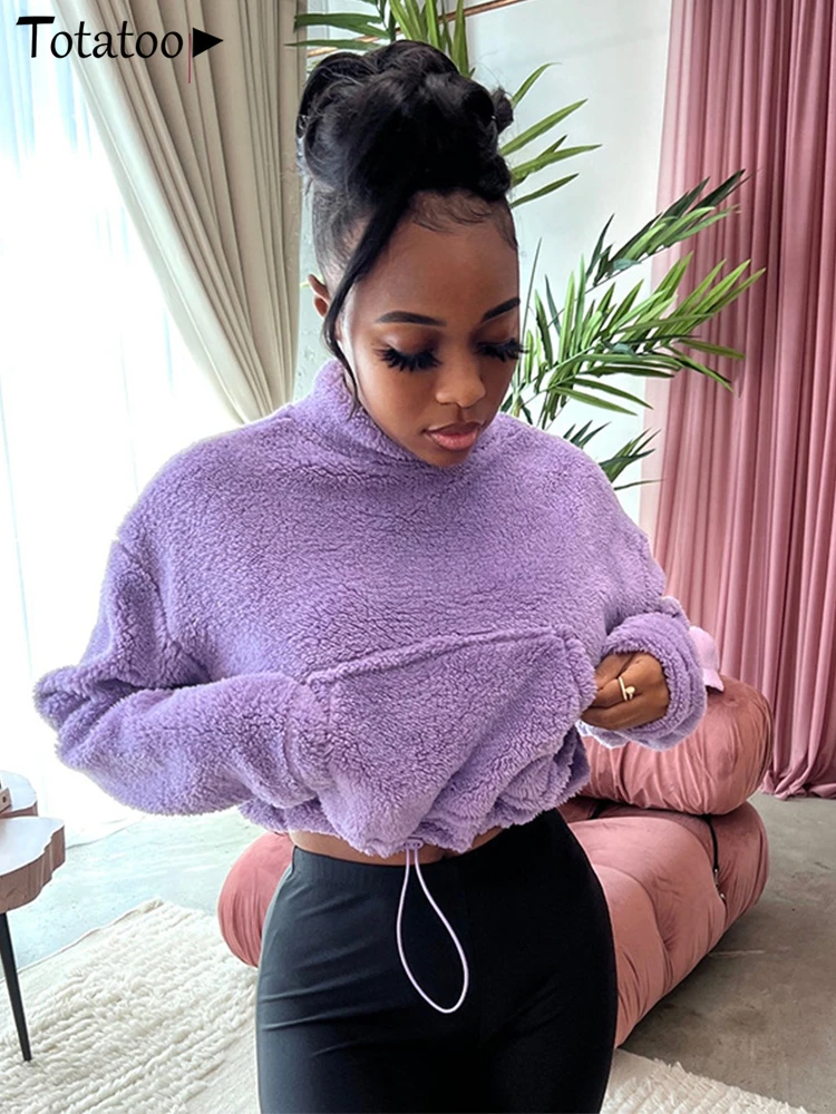 Женская флисовая толстовка с длинным рукавом и круглым вырезом
Женская флисовая толстовка с длинным рукавом и круглым вырезом