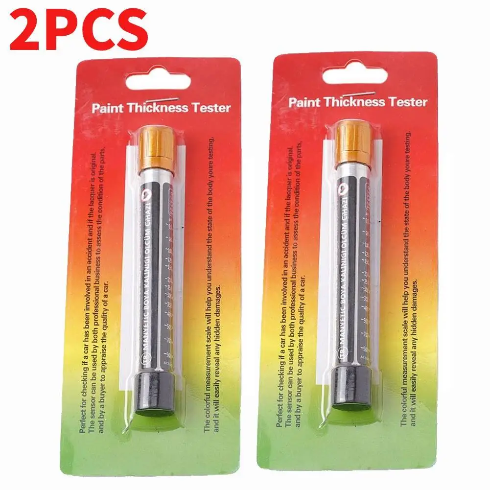 2 шт. тестер толщины краски автомобиля Ручка Авто новейшие биты портативный тестер лакокрасочного покрытия автомобиля измеритель толщины измеритель датчик повреждения Новый
2 шт. тестер толщины краски автомобиля Ручка Авто новейшие биты портативный тестер лакокрасочного покрытия автомобиля измеритель толщины измеритель датчик повреждения Новый