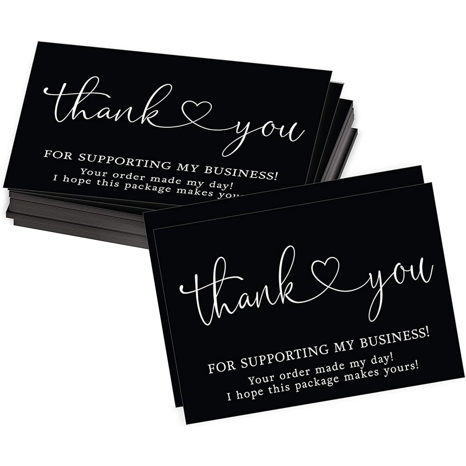 30 Sheets Black Kraft Paper Cards Thank You For Your Order Card For Appreciate Card For Business Small Shop Gift Decoration
30 Sheets Black Kraft Paper Cards Thank You For Your Order Card For Appreciate Card For Business Small Shop Gift Decoration