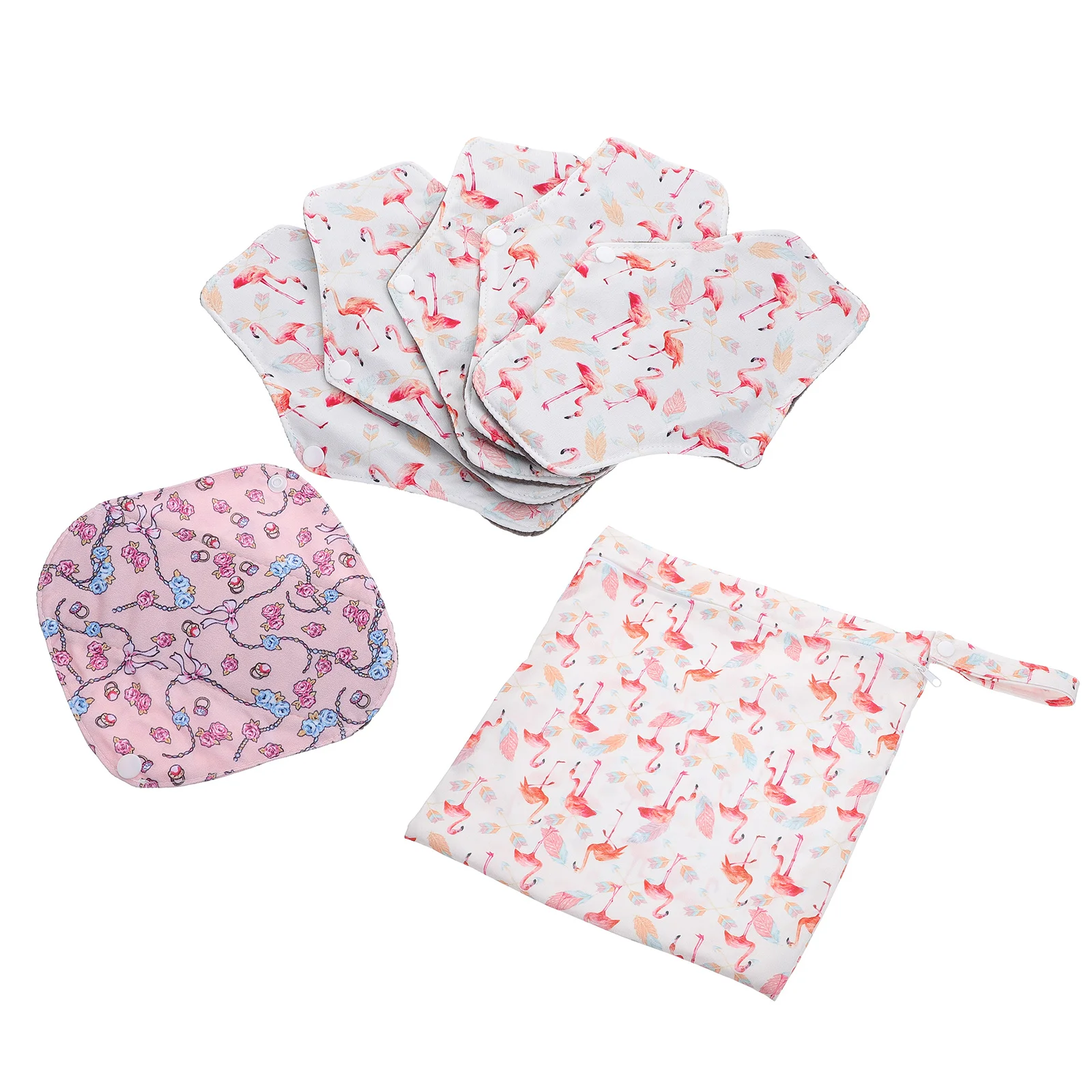 

Pads Reusable Cloth Sanitary Menstrual Washable Period Panty Liners Napkins Mama Liner Pad Puerpera Women Mat Charcoal Cotton
