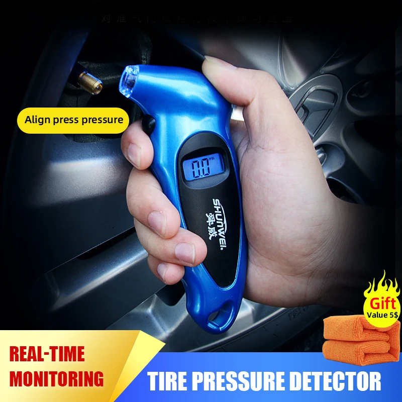 High-precision Monitor Tire Pressure Monitoring Gauge Car Tire Pressure Gauge Tire Pressure Gauge Monitor LCD Display
High-precision Monitor Tire Pressure Monitoring Gauge Car Tire Pressure Gauge Tire Pressure Gauge Monitor LCD Display