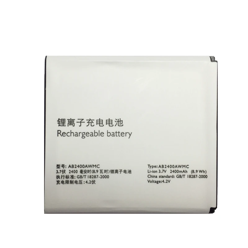 KiKiss Powerful Smart Phone Battery AB2400AWMC 2400mAh For PHILIPS Xenium W732 W736 W832 D833 W6500 Lithium Polymer Batteries
KiKiss Powerful Smart Phone Battery AB2400AWMC 2400mAh For PHILIPS Xenium W732 W736 W832 D833 W6500 Lithium Polymer Batteries