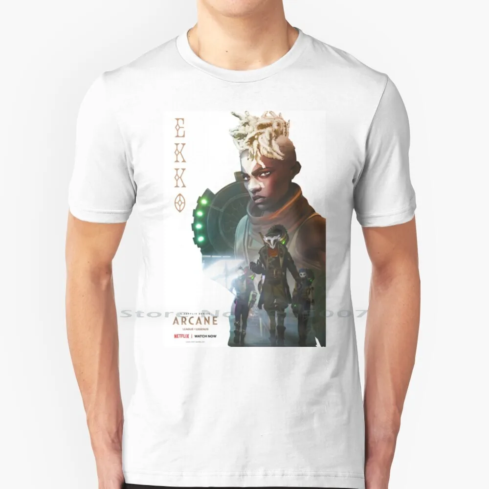 Arcane-Ekko T Shirt 100% Cotton Arcane League Legends Netflix Vi Jinx Fantasy Show Game Big Size 6xl Tee Gift Fashion
Arcane-Ekko T Shirt 100% Cotton Arcane League Legends Netflix Vi Jinx Fantasy Show Game Big Size 6xl Tee Gift Fashion