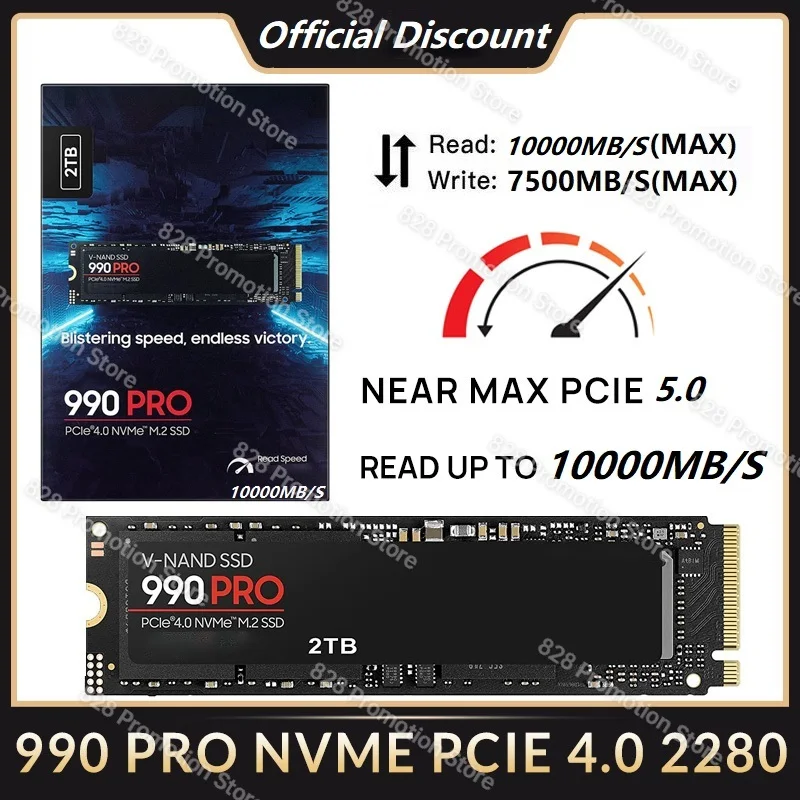 SSD 12000MB/s NVMe M.2 2280 2TB 1TB Internal Solid State Hard Disk HDD M2 PCIe5.0x4 990pro Drive 500g 4tb ssd nvme m2 for PC ps5
SSD 12000MB/s NVMe M.2 2280 2TB 1TB Internal Solid State Hard Disk HDD M2 PCIe5.0x4 990pro Drive 500g 4tb ssd nvme m2 for PC ps5