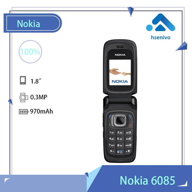 Nokia 6085 Восстановленный-оригинальный Nokia 6085 Flip мобильный телефон 2G GSM разблокированный сотовый телефон-раскладушка + Поддержка нескольких яз...
Nokia 6085 Восстановленный-оригинальный Nokia 6085 Flip мобильный телефон 2G GSM разблокированный сотовый телефон-раскладушка + Поддержка нескольких яз...
