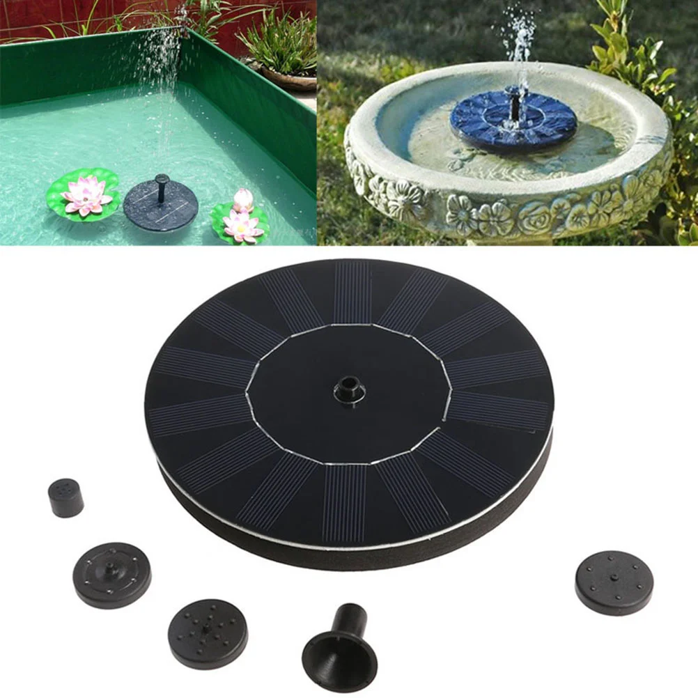 2.4W Solar Floating Fountain Solar Powered Fountain Pond Decoration Use Floating Fountain(Black)
2.4W Solar Floating Fountain Solar Powered Fountain Pond Decoration Use Floating Fountain(Black)