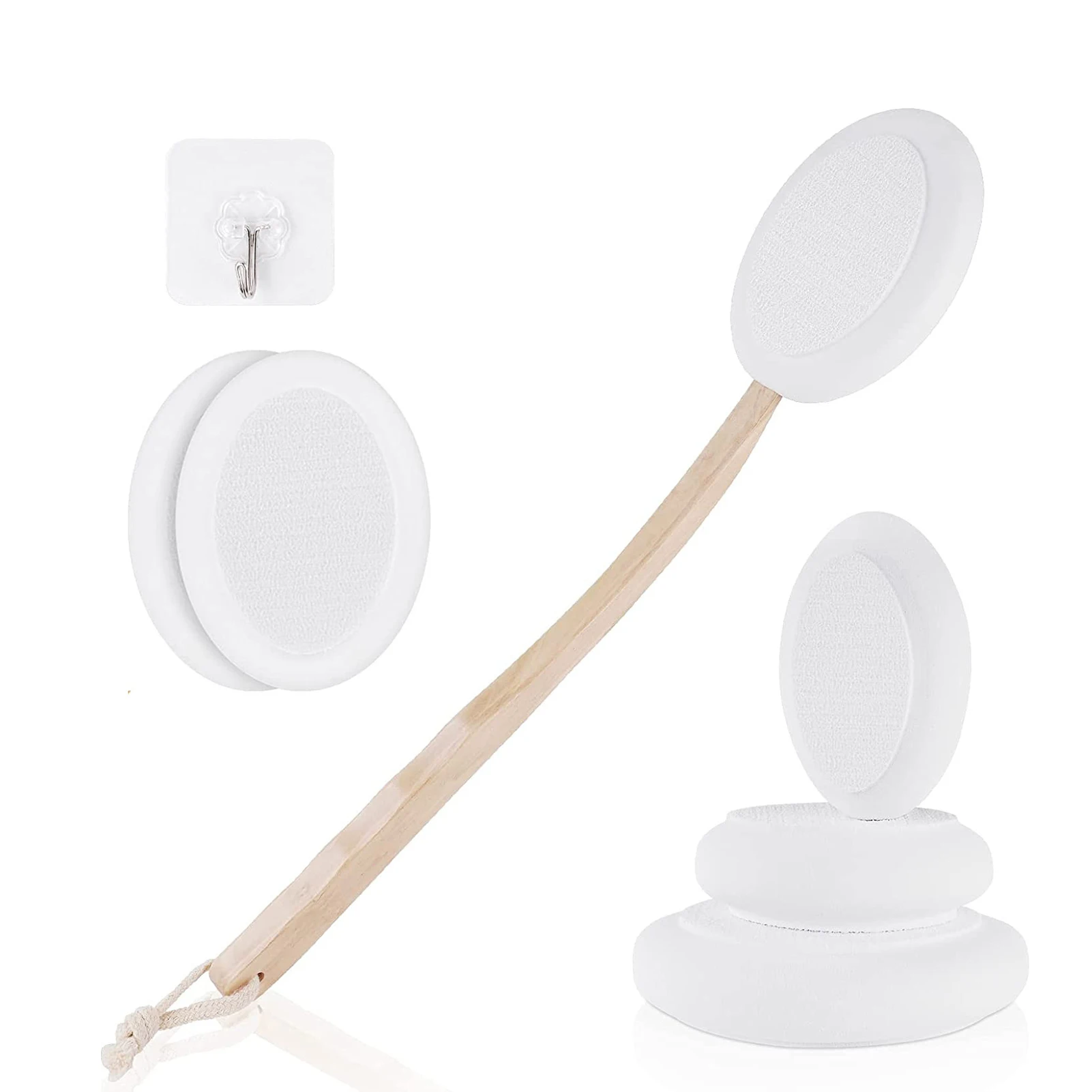 8PCS Bath Scrubber Shower Brushes Gentle Exfoliation and Improved Skin Health for Men Women Children
8PCS Bath Scrubber Shower Brushes Gentle Exfoliation and Improved Skin Health for Men Women Children