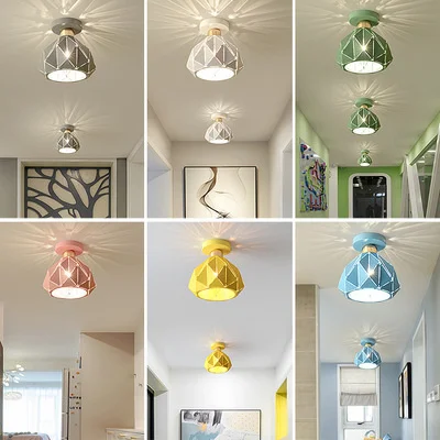 Современный простой потолочный светильник в коридоре, скандинавский креативный индивидуальный вход в коридор, крыльцо, фотосветильник 
Современный простой потолочный светильник в коридоре, скандинавский креативный индивидуальный вход в коридор, крыльцо, фотосветильник