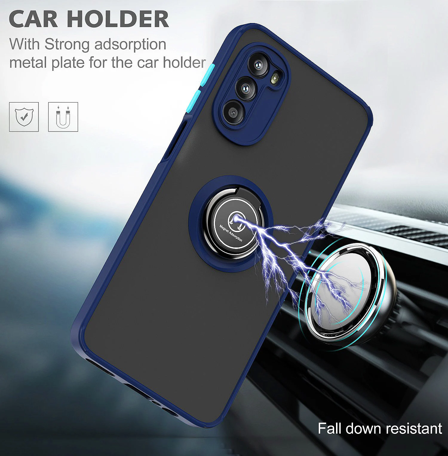 Ring Holder Phone Case for Moto Edge S30 X30 S 20 Lite E32 E20 E40 E7 Power One 5G ACE Magnetic Car Shockproof Matte Back Cover
Ring Holder Phone Case for Moto Edge S30 X30 S 20 Lite E32 E20 E40 E7 Power One 5G ACE Magnetic Car Shockproof Matte Back Cover