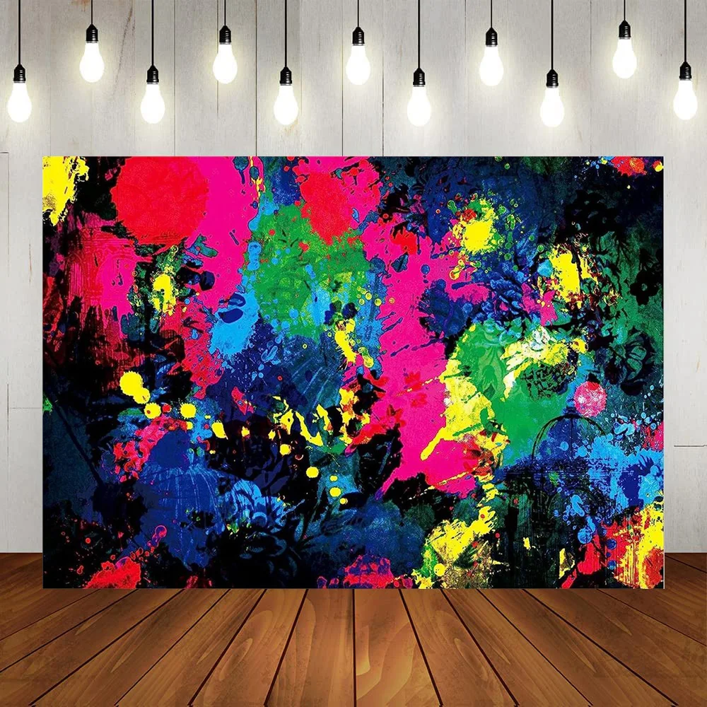 Disco fantasy colorful light dot neon colorful graffiti shooting background birthday party ballroom props decorated banner
Disco fantasy colorful light dot neon colorful graffiti shooting background birthday party ballroom props decorated banner
