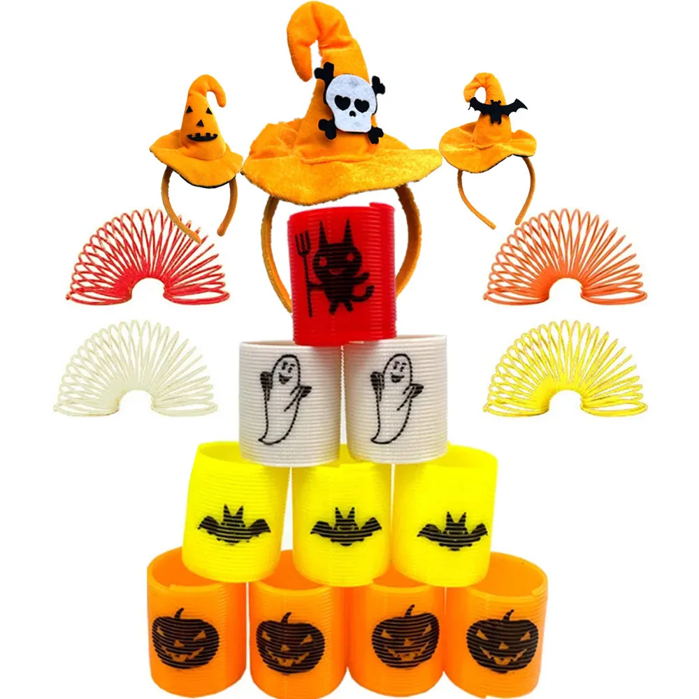 Halloween Hair Hoop Head Witch Skull Ghost Headdress Rainbow Mini SpringToy Colorful Magic Plastic Party Ghost Festival Carnival
Halloween Hair Hoop Head Witch Skull Ghost Headdress Rainbow Mini SpringToy Colorful Magic Plastic Party Ghost Festival Carnival