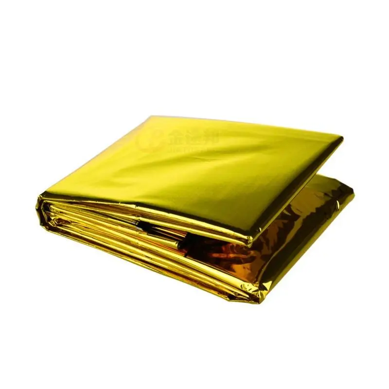 160*210CM First Aid Gold Rescue Blanket Outdoor WaterProof Outdoor Thermal Dry Emergent Blanket Survive
160*210CM First Aid Gold Rescue Blanket Outdoor WaterProof Outdoor Thermal Dry Emergent Blanket Survive