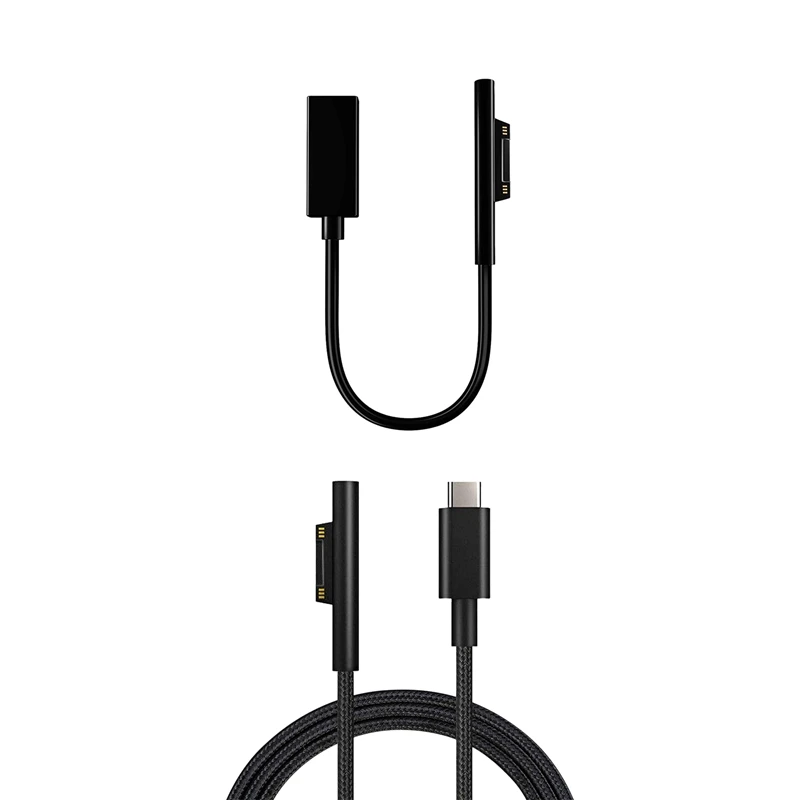 0.2M Female USB-C Charging Cable For Surface Pro 6/5/4/3 & Nylon Braided USB-C Charging Cable For Surface Pro 6/5/4/3
0.2M Female USB-C Charging Cable For Surface Pro 6/5/4/3 & Nylon Braided USB-C Charging Cable For Surface Pro 6/5/4/3