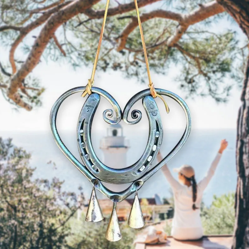 Lucky Love Wind Chimes Horseshoe Retro Window Decorations Valentines Day Gift
Lucky Love Wind Chimes Horseshoe Retro Window Decorations Valentines Day Gift