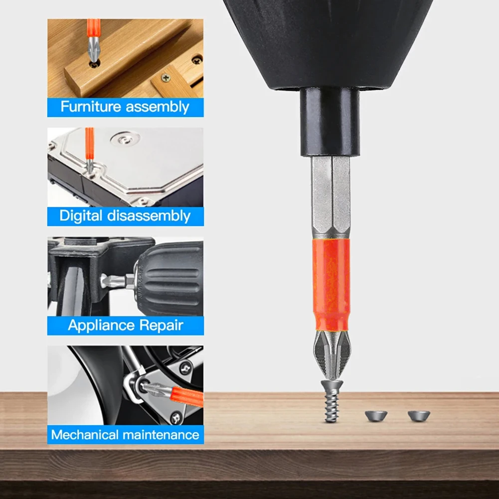 6PCS PH2 Magnetic Batch Head Cross Screwdriver Hardness Drill Bit Impact Screw Anti Non-slip WaterProof Bits Accessories
6PCS PH2 Magnetic Batch Head Cross Screwdriver Hardness Drill Bit Impact Screw Anti Non-slip WaterProof Bits Accessories