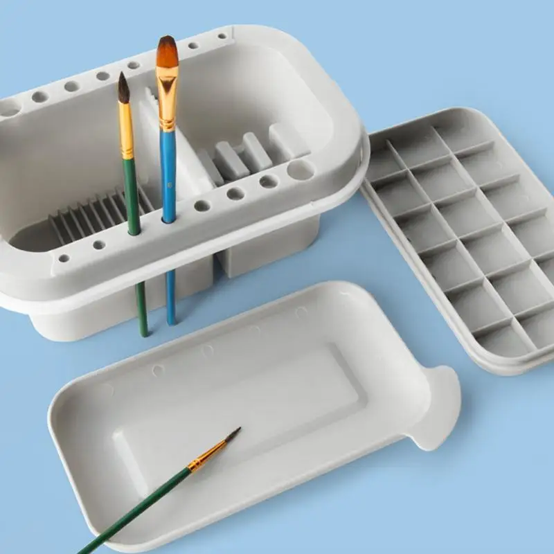 Brush Washing Bucket Multifunction Pen Barrel Brush Washer With Art Palette Brush Holder ,Art Supplies Brush Washing Tool
Brush Washing Bucket Multifunction Pen Barrel Brush Washer With Art Palette Brush Holder ,Art Supplies Brush Washing Tool