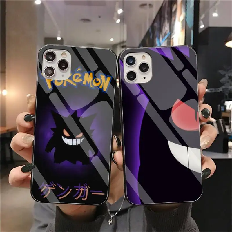 Cartoon Pokemon Evil Gengar Phone Case Tempered Glass For iPhone 13 12 Mini 11 Pro XR XS MAX 8 X 7 Plus SE 2020 Soft Cover 
Cartoon Pokemon Evil Gengar Phone Case Tempered Glass For iPhone 13 12 Mini 11 Pro XR XS MAX 8 X 7 Plus SE 2020 Soft Cover