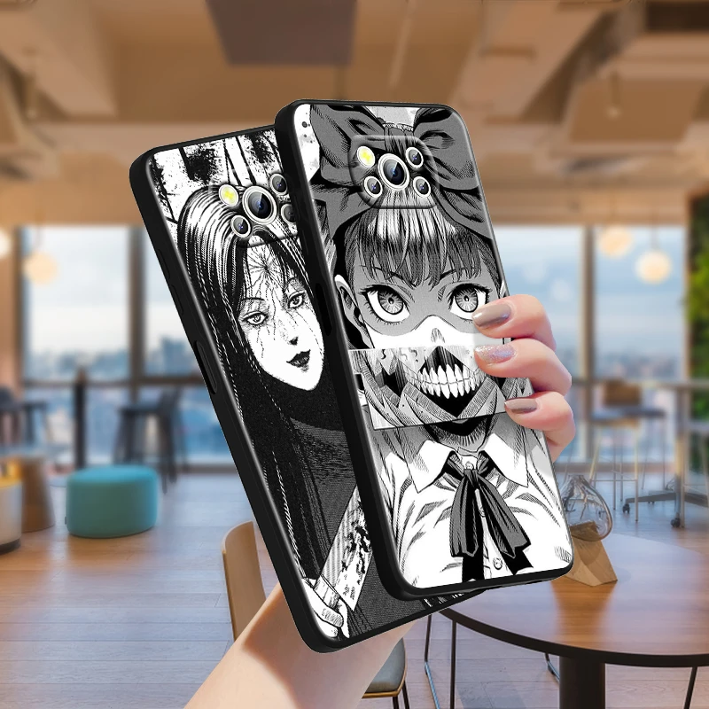 Junji Ito Terror Horror Anime For Xiaomi Poco M4 X3 F3 GT NFC M3 C3 M2 F2 F1 X2 Pro Mi Mix3 Black Phone Case Fundas Coque Capa
Junji Ito Terror Horror Anime For Xiaomi Poco M4 X3 F3 GT NFC M3 C3 M2 F2 F1 X2 Pro Mi Mix3 Black Phone Case Fundas Coque Capa