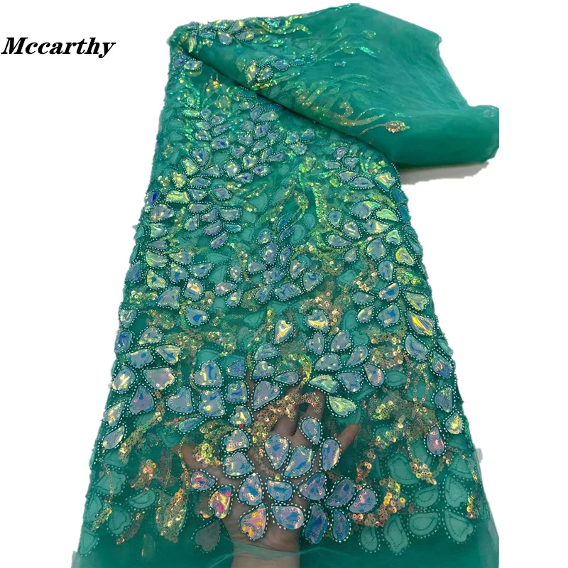2022 Green African Luxury Bead Lace Fabric Heavy Sequin Embroidery Handmade Fashion French Tulle Mesh Lace Fabric For Wedding
2022 Green African Luxury Bead Lace Fabric Heavy Sequin Embroidery Handmade Fashion French Tulle Mesh Lace Fabric For Wedding