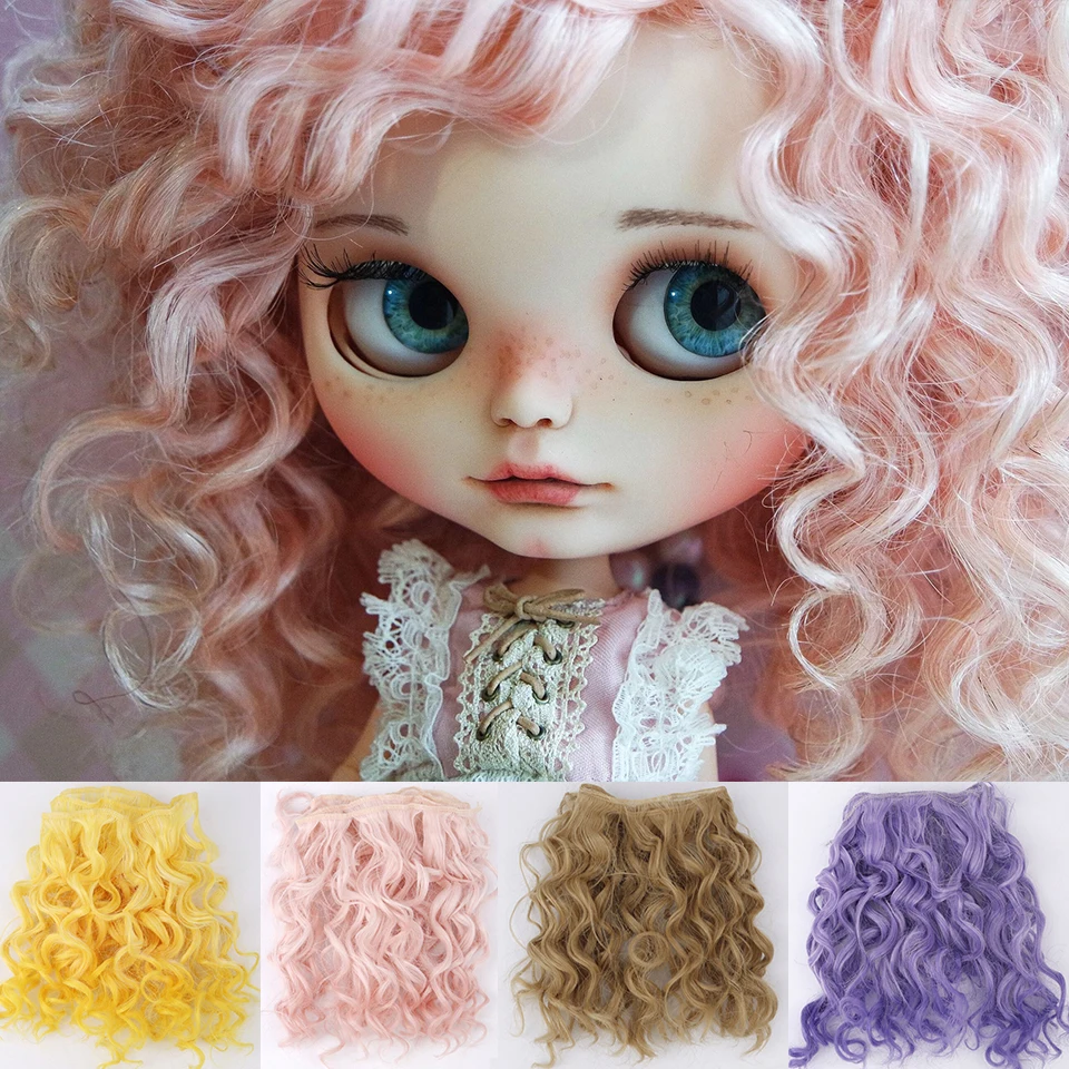 Curly BJD Doll Hair Wig Accessories 1 Piece 15*100CM Doll Hair for 1/3 1/4 1/6 Orange Pink Hair Bjd Wig Diy Free Shipping
Curly BJD Doll Hair Wig Accessories 1 Piece 15*100CM Doll Hair for 1/3 1/4 1/6 Orange Pink Hair Bjd Wig Diy Free Shipping