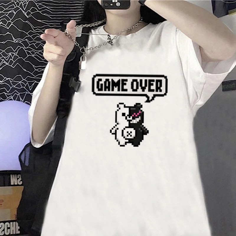 Black & White Bear Pattern T Shirt Summer Harajuku Tee Top Short Sleeve O-Neck Women Casual Blouse Gothic Style 티셔츠 Camiseta
Black & White Bear Pattern T Shirt Summer Harajuku Tee Top Short Sleeve O-Neck Women Casual Blouse Gothic Style 티셔츠 Camiseta