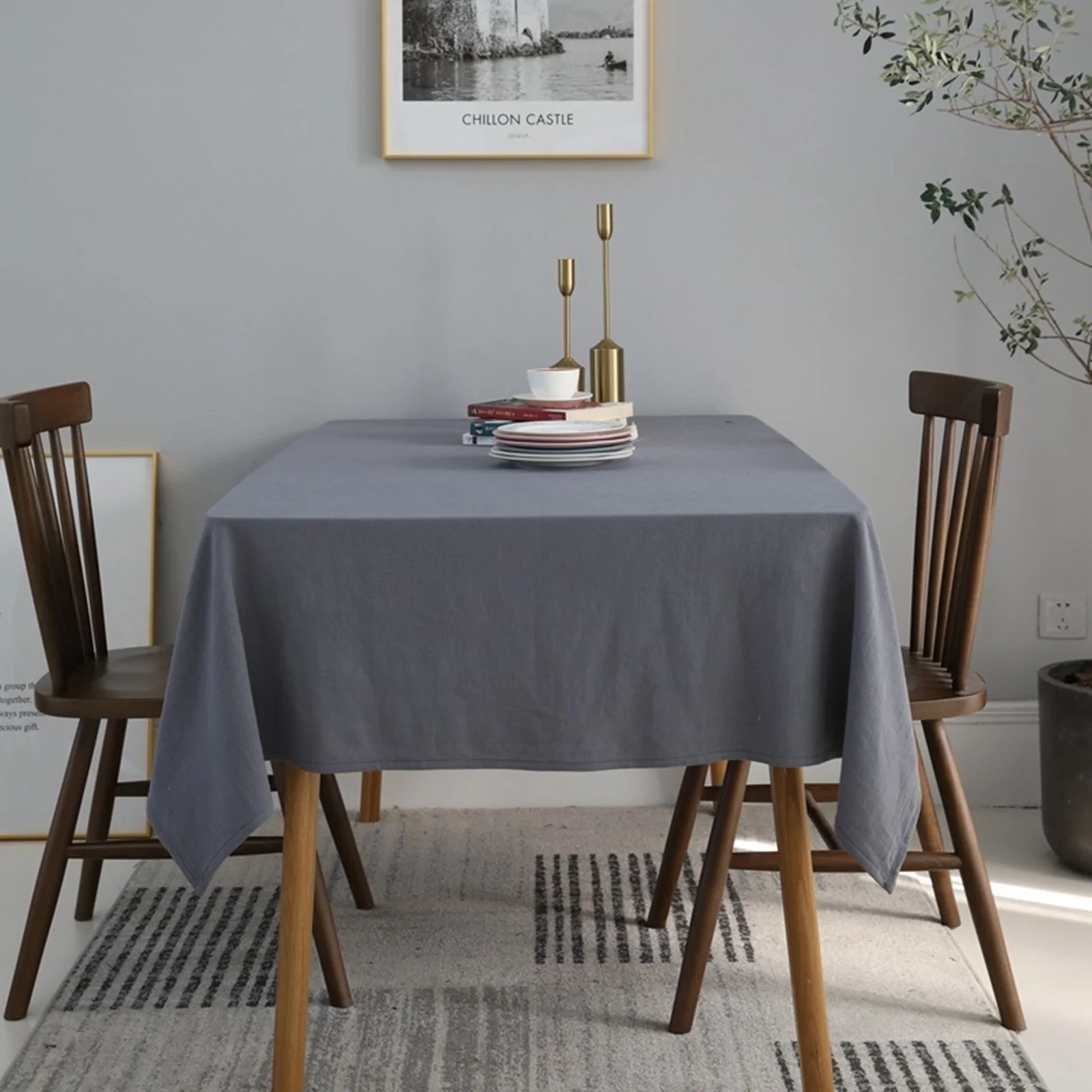 Скатерти из хлопка, водонепроницаемые скатерти для стола в стиле ретро, маленький свежий серый обеденный стол, кофейный столик
Скатерти из хлопка, водонепроницаемые скатерти для стола в стиле ретро, маленький свежий серый обеденный стол, кофейный столик