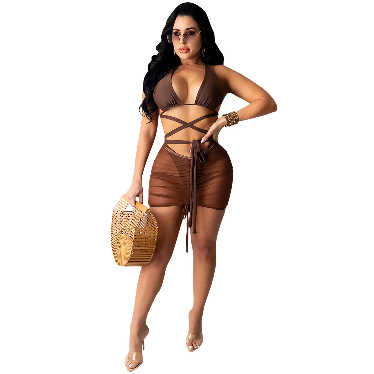 Sylph 2022 Sexy Women Push Up Bikini Sets Solid Color Low-cut Ladies Beach Swimsuits Swimwear V-neck Biquini Bathing Suit Summer
Sylph 2022 Sexy Women Push Up Bikini Sets Solid Color Low-cut Ladies Beach Swimsuits Swimwear V-neck Biquini Bathing Suit Summer