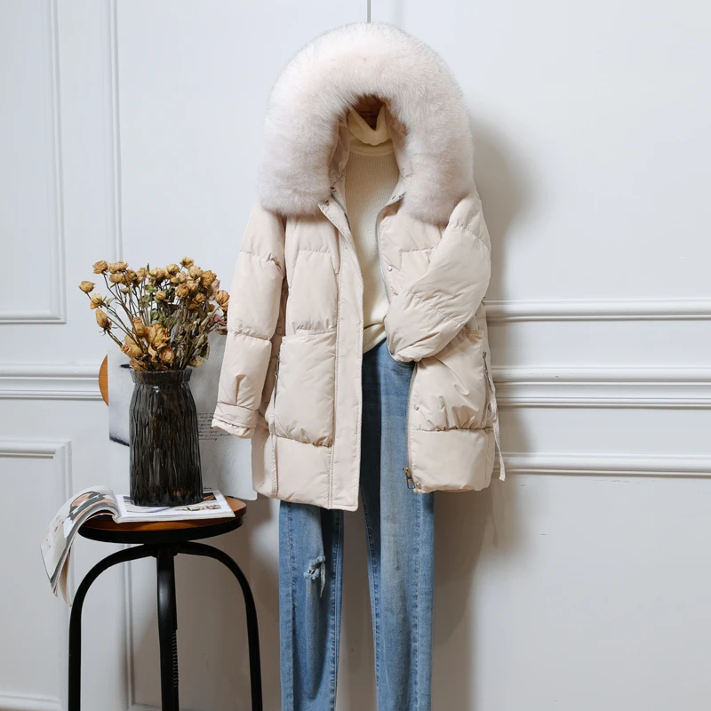 Down Jacket Women 2020 Winter New Hooded Fur Collar Mid-length Thick Winter Waist Korean Version Loose Coat for Women
Down Jacket Women 2020 Winter New Hooded Fur Collar Mid-length Thick Winter Waist Korean Version Loose Coat for Women
