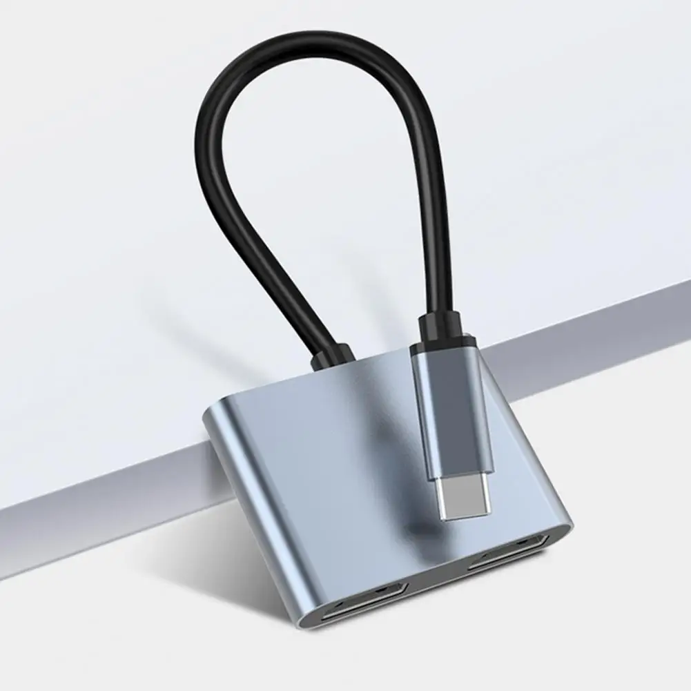 Синхронизация экрана стабильный выход четкое изображение Type-C к двойной совместимой с HDMI док-станции для компьютера
Синхронизация экрана стабильный выход четкое изображение Type-C к двойной совместимой с HDMI док-станции для компьютера