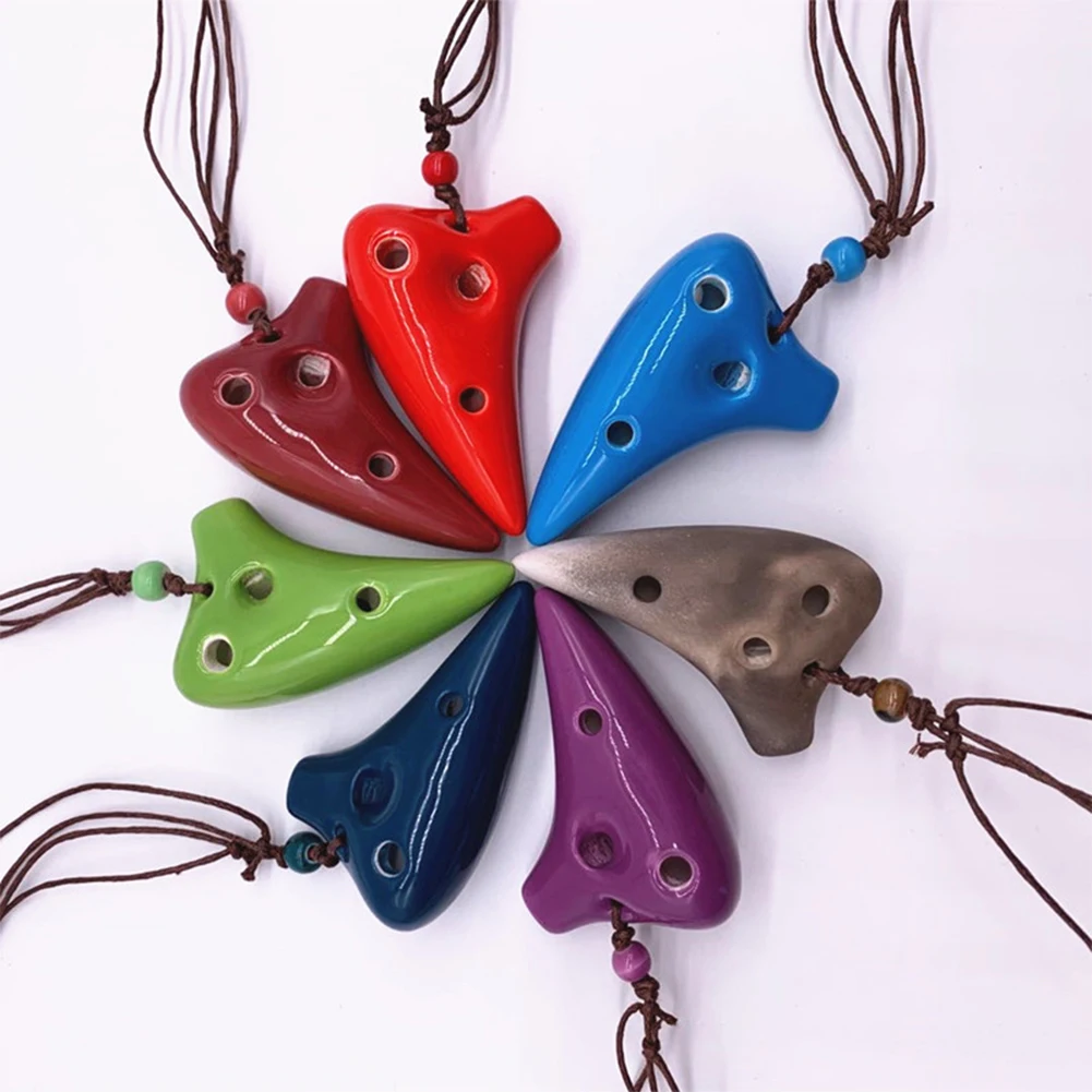 Керамический полностью хроматический ключ Ocarina Soprano C с 6 отверстиями для начинающих, музыкальный инструмент с подвесным канатом, Маленький ...
Керамический полностью хроматический ключ Ocarina Soprano C с 6 отверстиями для начинающих, музыкальный инструмент с подвесным канатом, Маленький ...