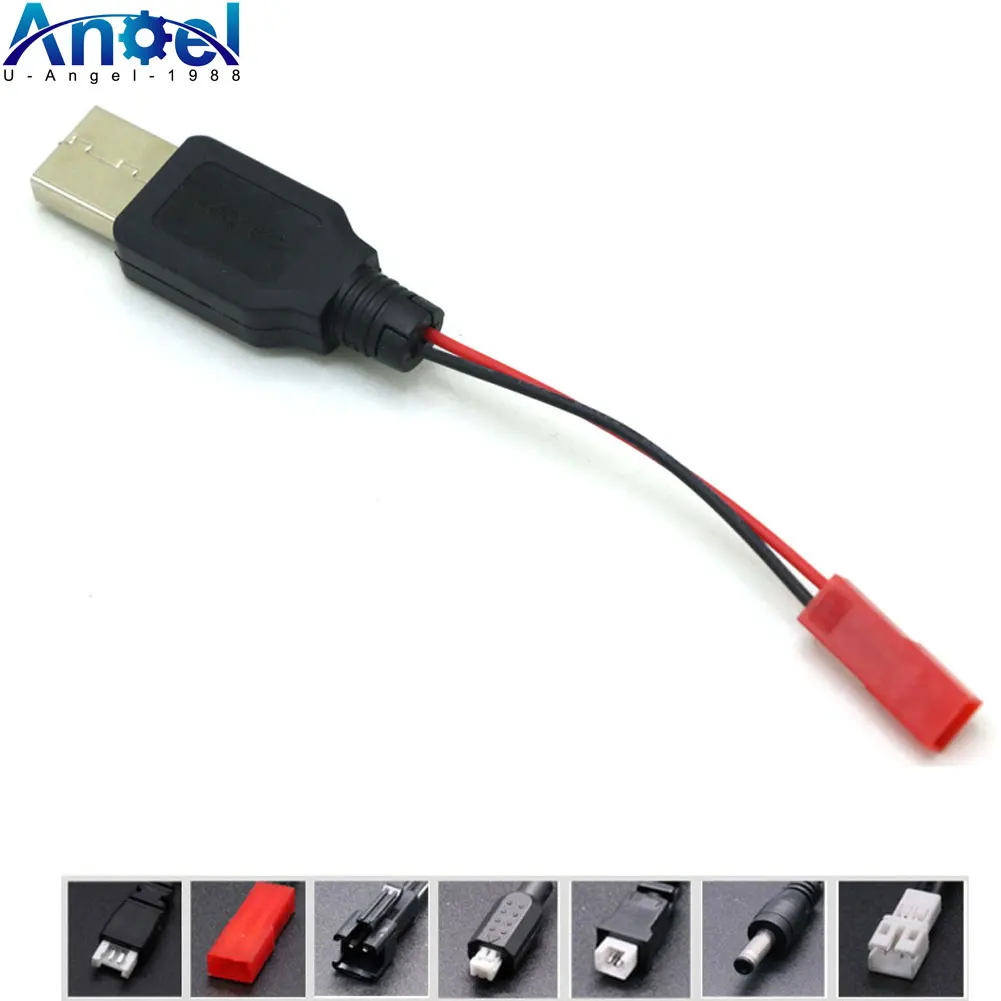 10 шт./лот 3,7 в зарядное устройство USB SM JST 2P MX2.0-2P X5 3,5 мм 2,5 мм для радиоуправляемого вертолета квадрокоптера игрушек модели автомобиля грузови...
10 шт./лот 3,7 в зарядное устройство USB SM JST 2P MX2.0-2P X5 3,5 мм 2,5 мм для радиоуправляемого вертолета квадрокоптера игрушек модели автомобиля грузови...
