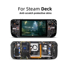 Newest Protective Sticker Vinyl Skin for Steam Deck Console Full Set Decal Wrapping Cover For Steam Deck Accessories Stickers