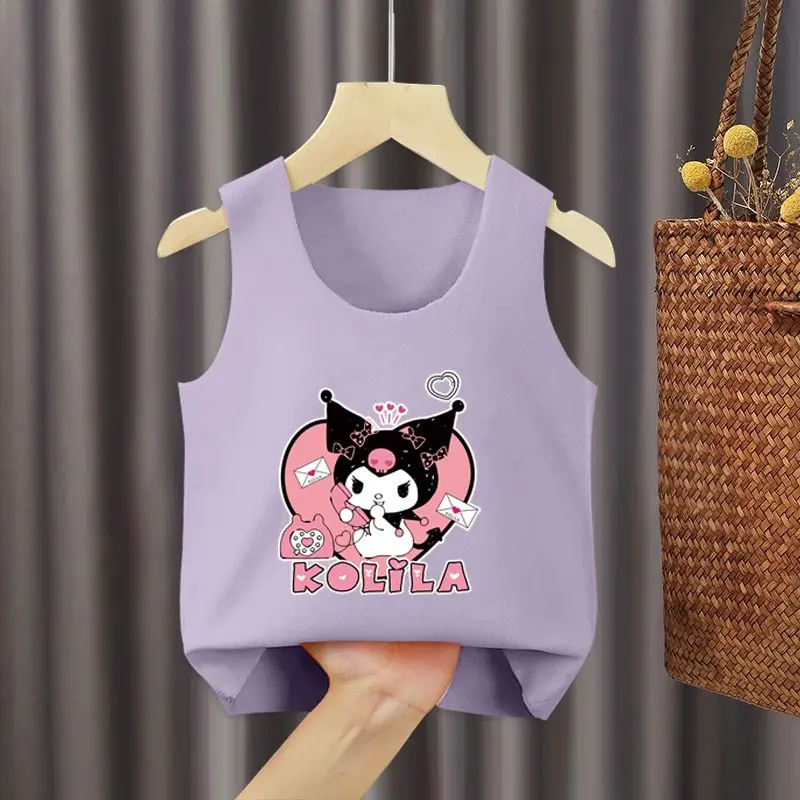 New Cartoon Sanrio Underwear Vest Kawaii Kuromi Autumn Winter Thermo Seamless Lingerie Insulation Base Coat Kids Holiday Gifts
New Cartoon Sanrio Underwear Vest Kawaii Kuromi Autumn Winter Thermo Seamless Lingerie Insulation Base Coat Kids Holiday Gifts