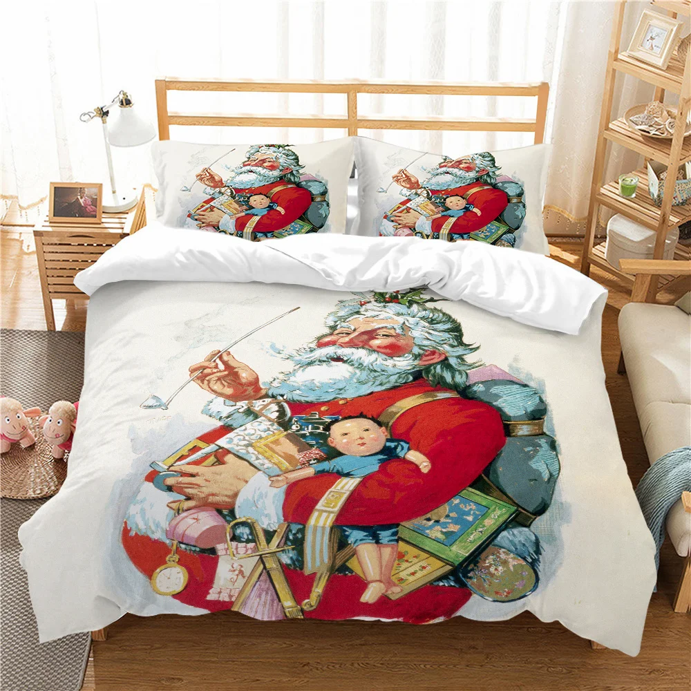 Festival Comforter Cover Sets Merry Christmas Home Textiles Children Kids King Queen Size Comforter Cover Suits 
Festival Comforter Cover Sets Merry Christmas Home Textiles Children Kids King Queen Size Comforter Cover Suits