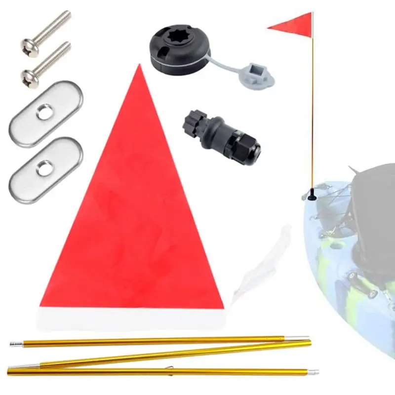 1.2m Kayak Safety Flag Mount Kit DIY Canoes Paddle Boards Fishing Boat Foldable Flag pole With Mount Base Marine Accessories
1.2m Kayak Safety Flag Mount Kit DIY Canoes Paddle Boards Fishing Boat Foldable Flag pole With Mount Base Marine Accessories