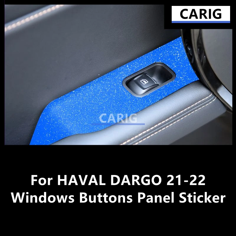 For HAVAL DARGO 21-22 Windows Buttons Panel Sticker Carbon Fiber Pattern Protective Film Interior Modification
For HAVAL DARGO 21-22 Windows Buttons Panel Sticker Carbon Fiber Pattern Protective Film Interior Modification