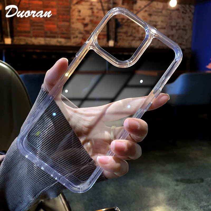 Luxury Transparent Shockproof Phone Case Funda For iPhone 13 12 11 Pro Max Mini XR X XS 6 7 8 Plus SE 2020 HD Soft Back Cover
Luxury Transparent Shockproof Phone Case Funda For iPhone 13 12 11 Pro Max Mini XR X XS 6 7 8 Plus SE 2020 HD Soft Back Cover