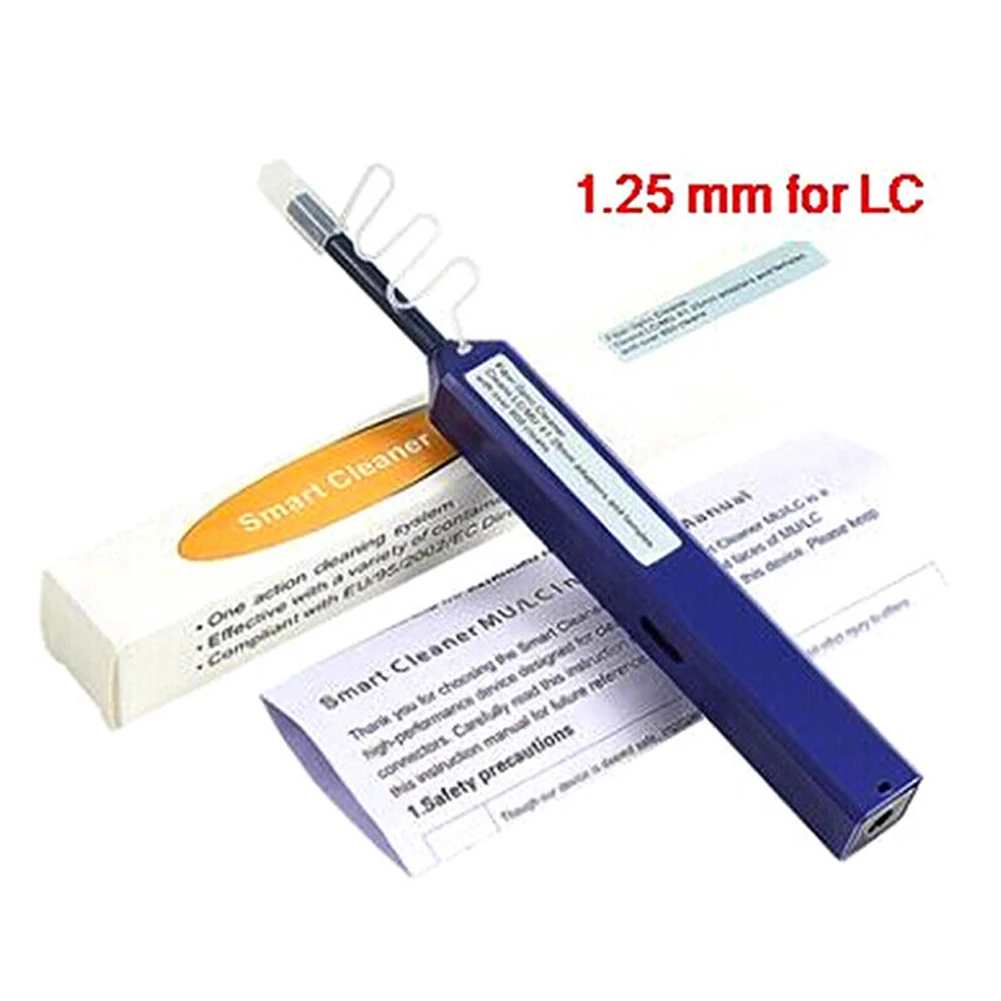FTTH Optical Fiber Pen One-click Cleaner Tool 1.25mm LC MU SC LC Connector Optical Smart Cleaner For Outdoor FTTX Application
FTTH Optical Fiber Pen One-click Cleaner Tool 1.25mm LC MU SC LC Connector Optical Smart Cleaner For Outdoor FTTX Application