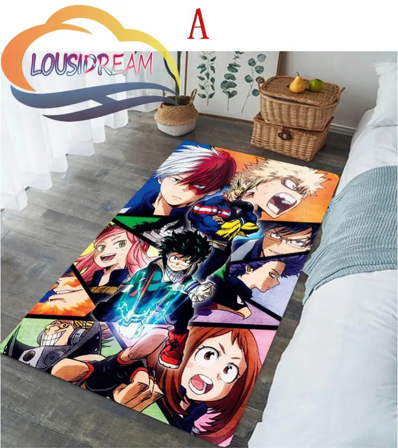 Fashion 3D comic My Hero Academia Living room Bedroom Large area soft Carpet Home Children's room floor Mat
Fashion 3D comic My Hero Academia Living room Bedroom Large area soft Carpet Home Children's room floor Mat