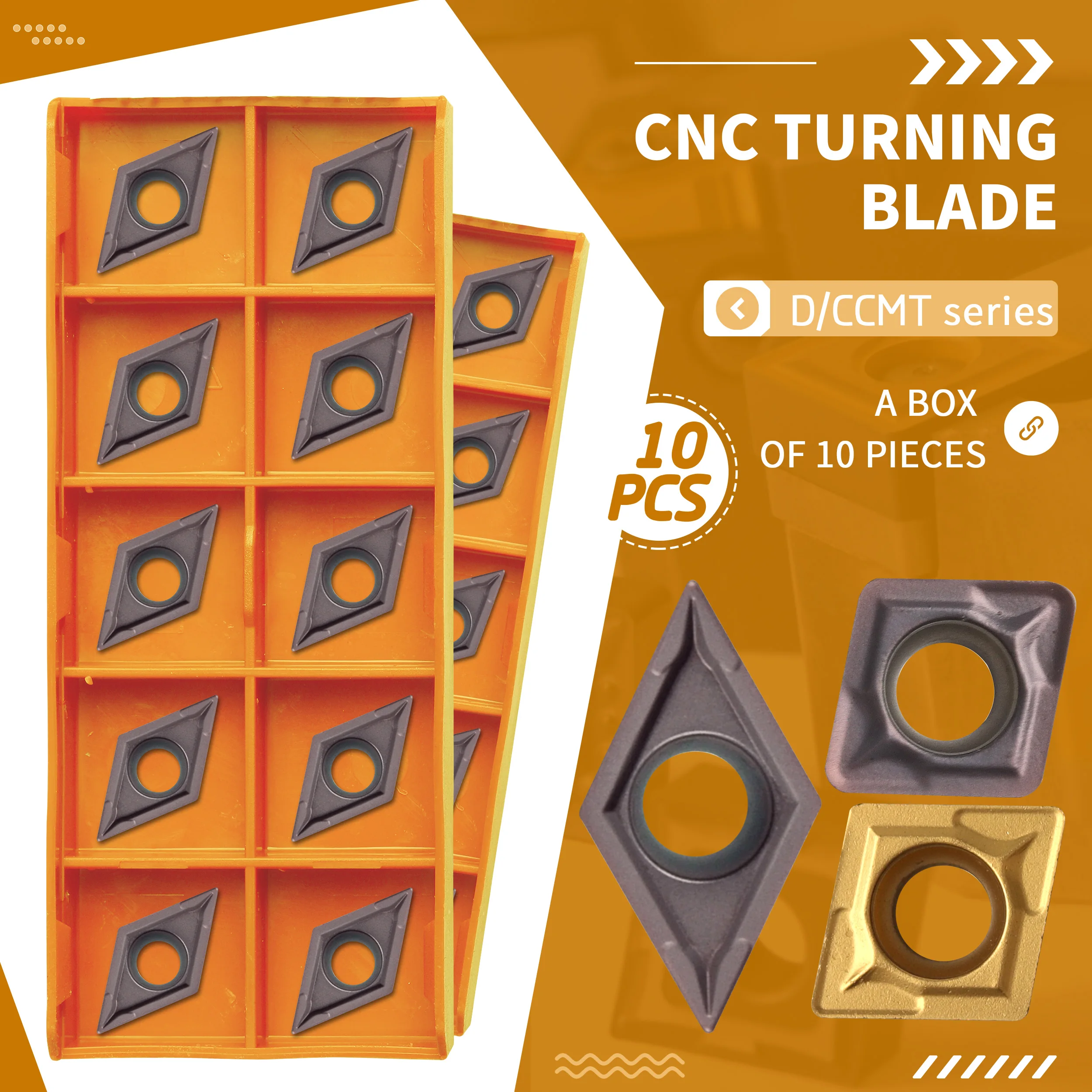 CCMT060204 CCMT060208 DCMT070204 DCMT070208 UE6020 VP15TF US735 Wear-Resistant Carbide Inserts CNC Lathe Internal Turning Tools
CCMT060204 CCMT060208 DCMT070204 DCMT070208 UE6020 VP15TF US735 Wear-Resistant Carbide Inserts CNC Lathe Internal Turning Tools