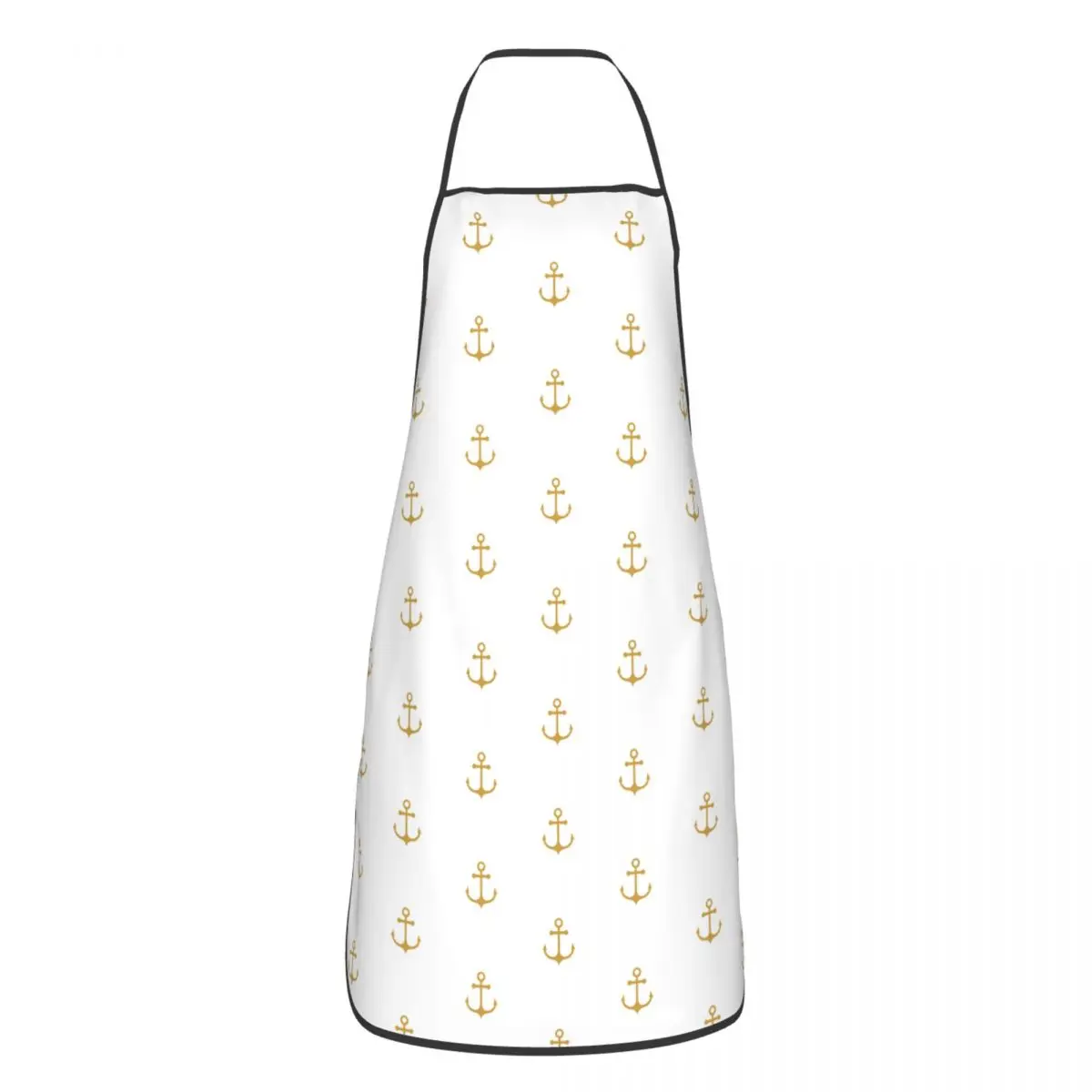 White Golden Anchor Apron Cuisine Cooking Baking Gardening Aprons Garden Antifouling Tablier Chef
White Golden Anchor Apron Cuisine Cooking Baking Gardening Aprons Garden Antifouling Tablier Chef