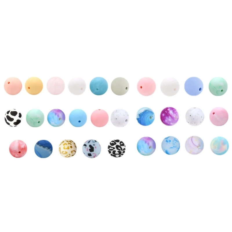 78-piece Silicone Beads 15mm Teething Beads DIY BPA Free Jewelry Baby Teether
78-piece Silicone Beads 15mm Teething Beads DIY BPA Free Jewelry Baby Teether