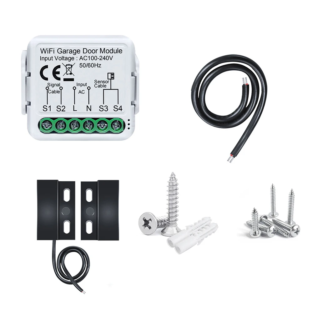 Breaker Circuit Breaker 50/6OHz Garage Door WiFi Module 39.2mm*39.2mm*18mm Schedule On The APP Smart Switch On-Off
Breaker Circuit Breaker 50/6OHz Garage Door WiFi Module 39.2mm*39.2mm*18mm Schedule On The APP Smart Switch On-Off