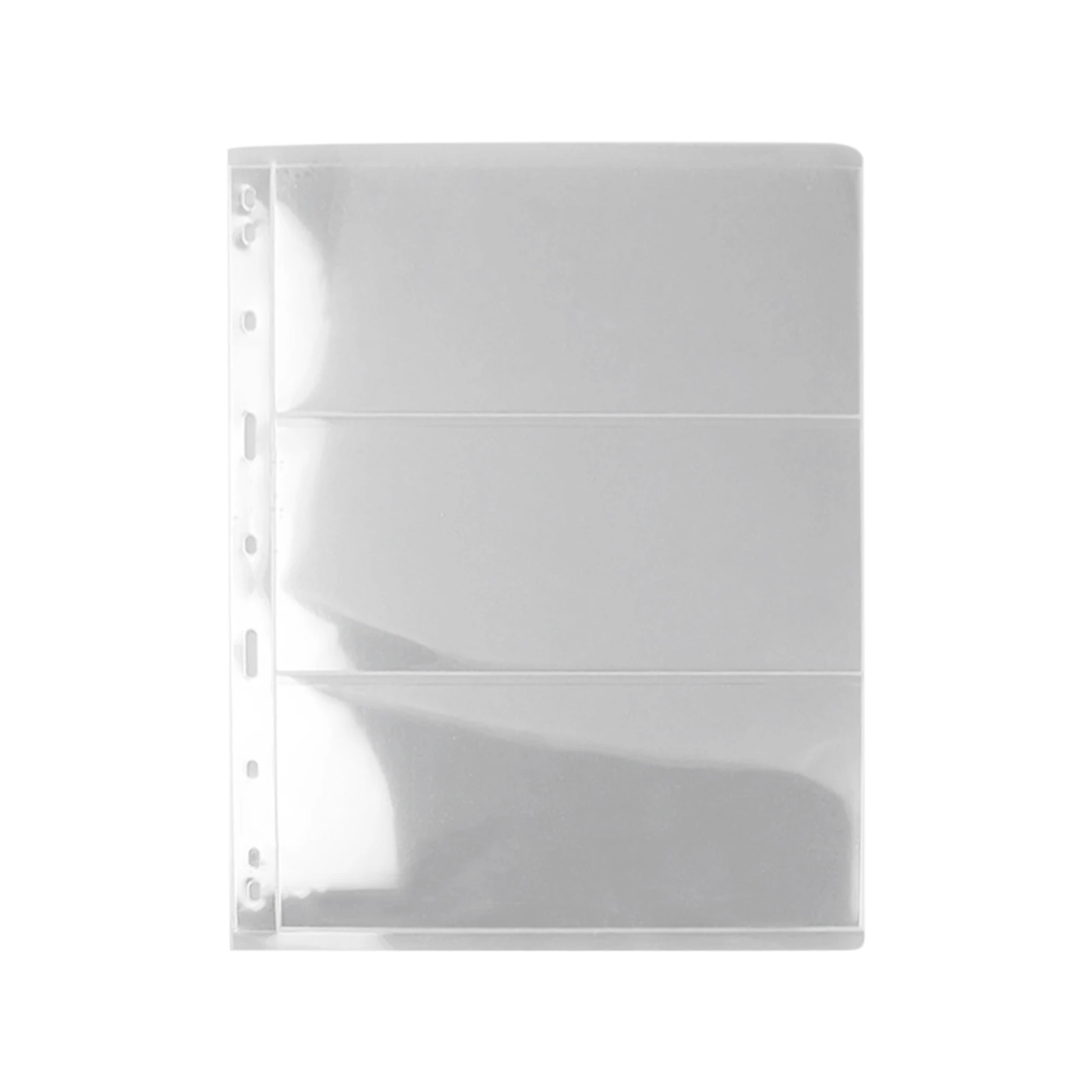 12pcs/pack Collector Pocket Organizer Paper 9 Holes Binder Money Collection Page Album Stamp PVC Transparent Currency Sleeve 
12pcs/pack Collector Pocket Organizer Paper 9 Holes Binder Money Collection Page Album Stamp PVC Transparent Currency Sleeve