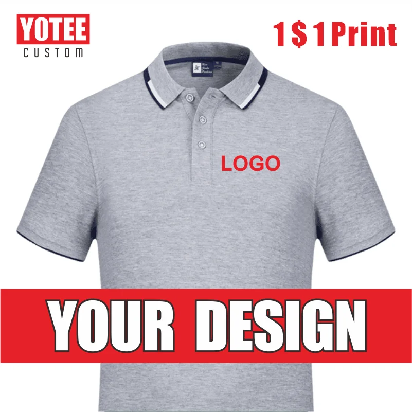 YOTEE Custom Men's And Women's Polo Shirts LOGO New Lapel Casual Short-Sleeved Embroidered/Printed Company Brand Logo Tops
YOTEE Custom Men's And Women's Polo Shirts LOGO New Lapel Casual Short-Sleeved Embroidered/Printed Company Brand Logo Tops