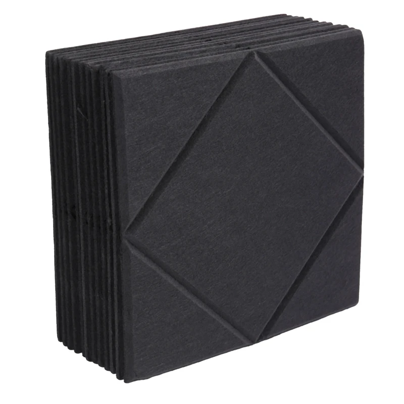 12Pack Acoustic Panels Inner Square Shape Sound Proof Padding,12X12X0.4Inches Sound Dampening Panel
12Pack Acoustic Panels Inner Square Shape Sound Proof Padding,12X12X0.4Inches Sound Dampening Panel
