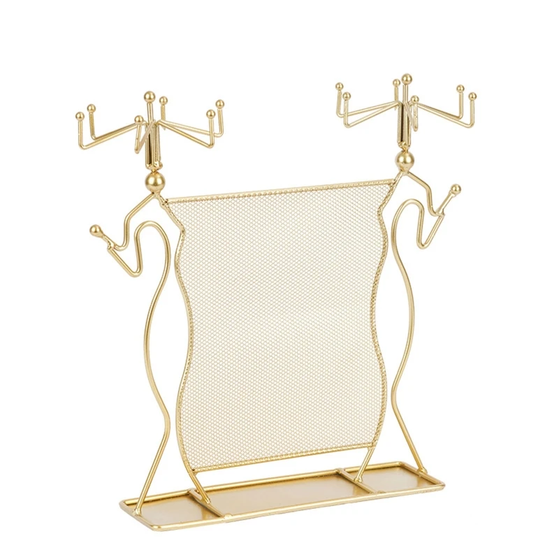 Diamond Grid Shape Display Rack with Hanging Hooks Metal Earring Necklaces Organizer Gift for Girlfriend Birthday
Diamond Grid Shape Display Rack with Hanging Hooks Metal Earring Necklaces Organizer Gift for Girlfriend Birthday