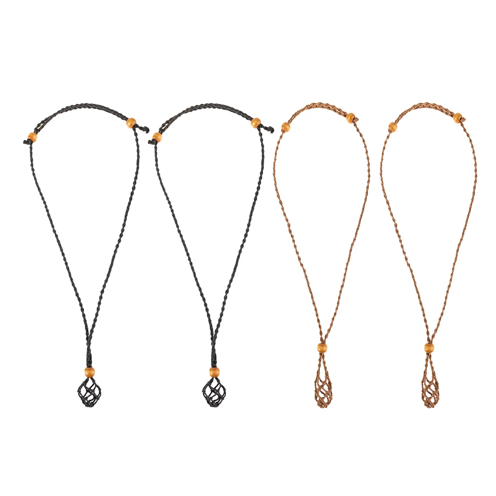 4 Pcs Rough Stone Necklace Accessories Empty Stones Holder Crystal Pendant Braid Cord DIY Cords Pendants
4 Pcs Rough Stone Necklace Accessories Empty Stones Holder Crystal Pendant Braid Cord DIY Cords Pendants
